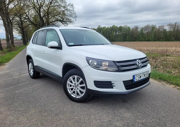 samochody osobowe Volkswagen Tiguan cena 49600 przebieg: 195000, rok produkcji 2014 z Świecie